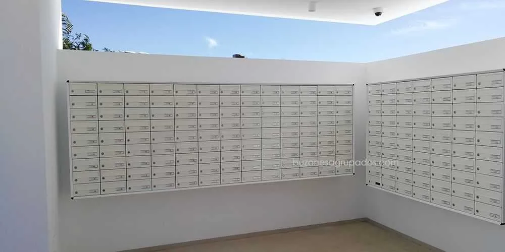 instalaciones de buzones agrupados kompact envolvente exterior joma