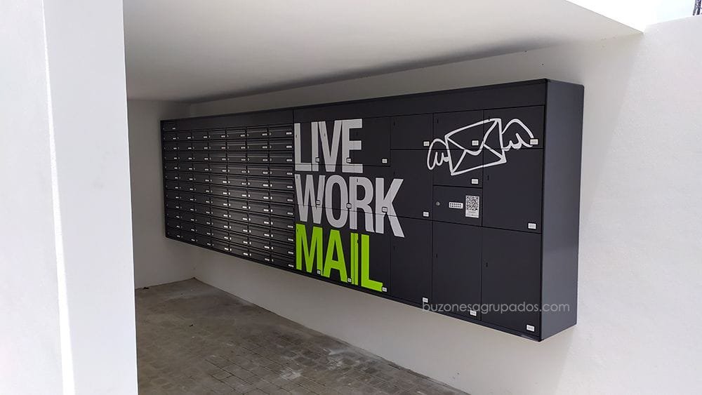 instalaciones de buzones agrupados de paquetería para comunidades