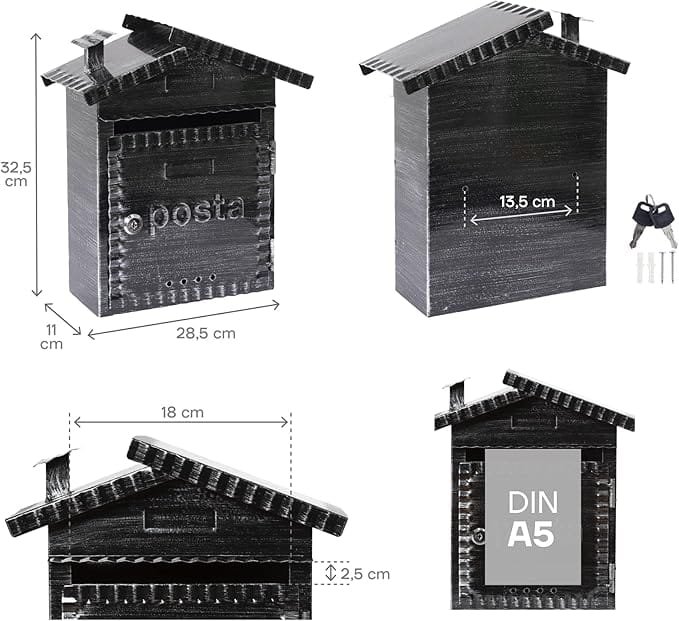 10 buzones de exterior rústicos con medidas para instalar en la vivienda
