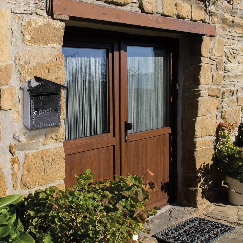 buzón de exterior rústico para casa de campo