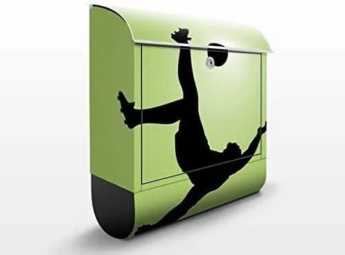 Buzones originales de exterior con diseño deportivo