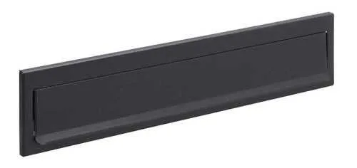bocacartas c614 de arregui en color negro para vivienda unifamiliar
