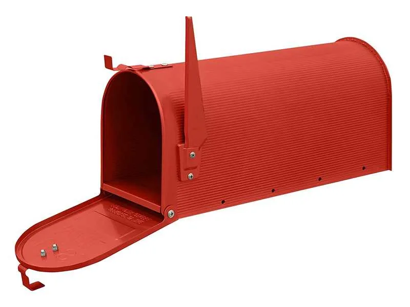 buzones de estilo americano arregui acero pintado en rojo en amazon