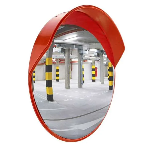 espejo de parking o garaje seguridad visual exterior soporte tubo pared primematik amazon 80 cm